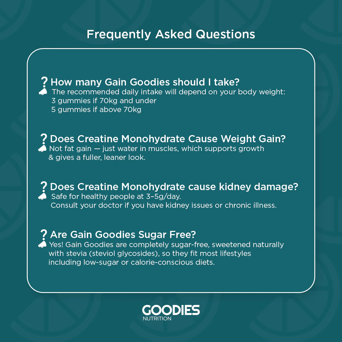 GAIN GOODIES - Creatine Gummies - Image 7