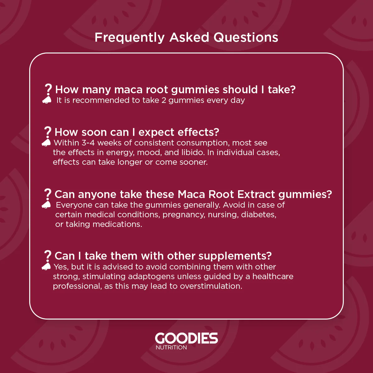 LOVE GOODIES - Maca Root Gummies - Image 7
