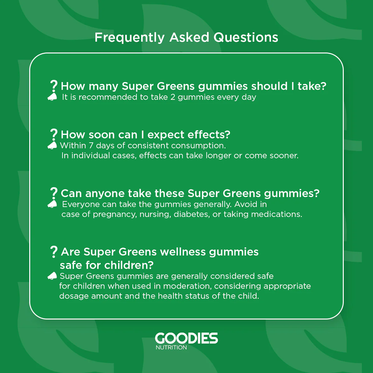 VEGGIE GOODIES - Super Greens Gummies - Image 7